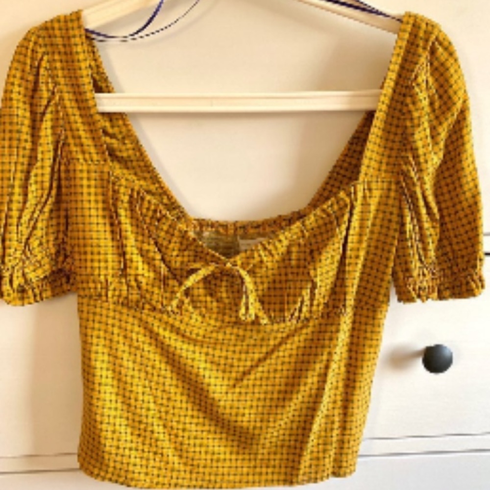 UO Gingham Print top